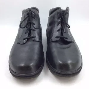 Red Wing Mens Size 14 EE 8661 Black Leather Laces Soft Toe Ankle Work Boots RED WING SHOES Logger 4501 Leather Lace-Up Boots for Men  main image 4